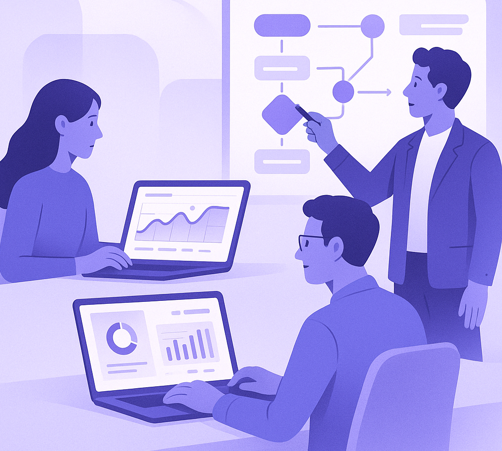 Abstract system illustration